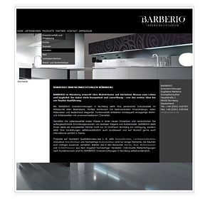 Webpräsenz (Content-Management-System) mit ausklappbarer Layernavigation